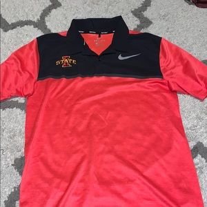 Iowa State Nike Golf Shirt by Tiger Woods
